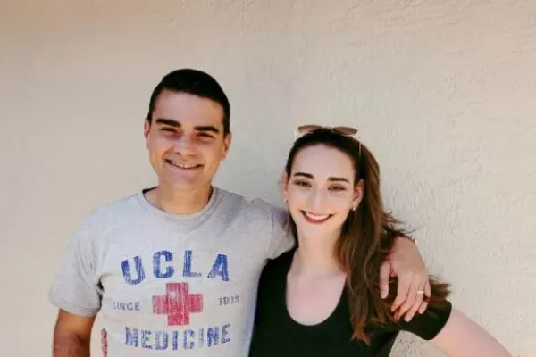 Ben Shapiro and his sister Abigail Shapiro