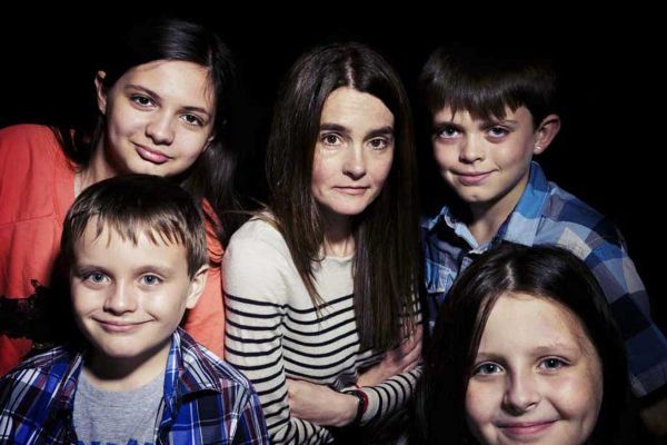 Shirley Henderson and her Family