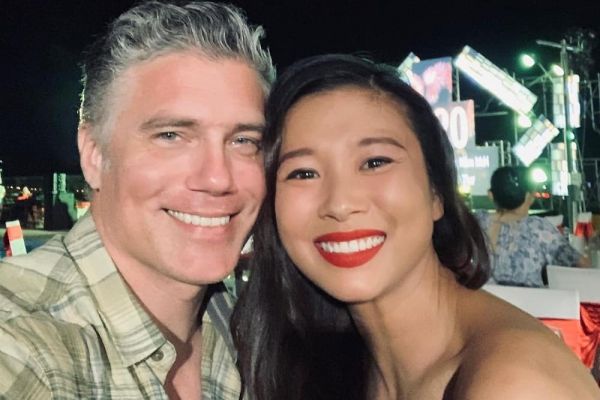 Anson Mount with His wife Darah Trang