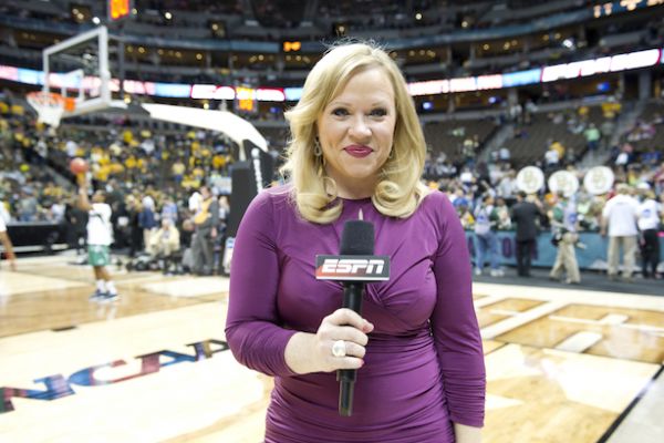 Holly Rowe an American sports telecaster