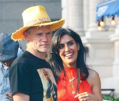 Flea’s with his New Wife Melody Ehsani
