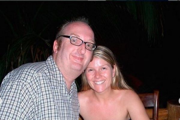 Brian Posehn with His Wife